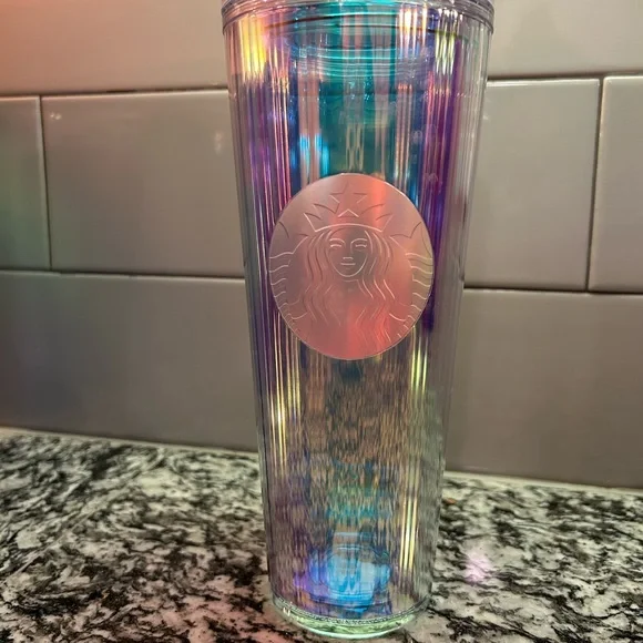 Starbucks Holographic Tumbler with Logo - Picture 1 of 2
